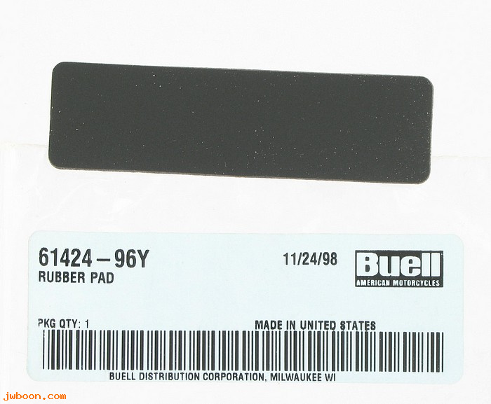   M0333.9 (61424-96Y): Rubber pad - NOS - Buell M2, S3, S1/X1