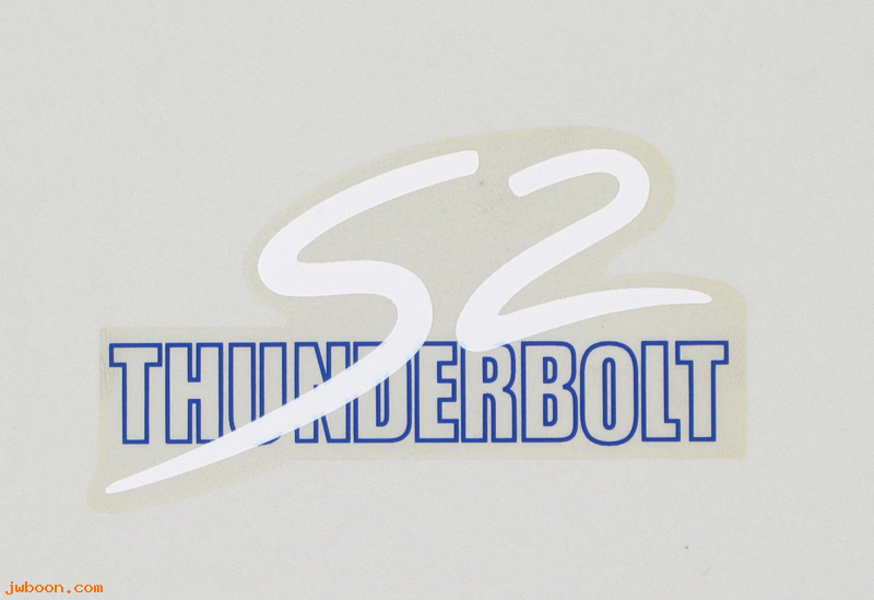   M0745WH.BL.8 (14606-95Y): Decal, tail section - white / blue S2-Thunderbolt '95-'96 - NOS