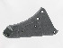   N0402.02A8YBP (N0402.02A8YBP): Footpeg mounting bracket, left - graphite grey - NOS