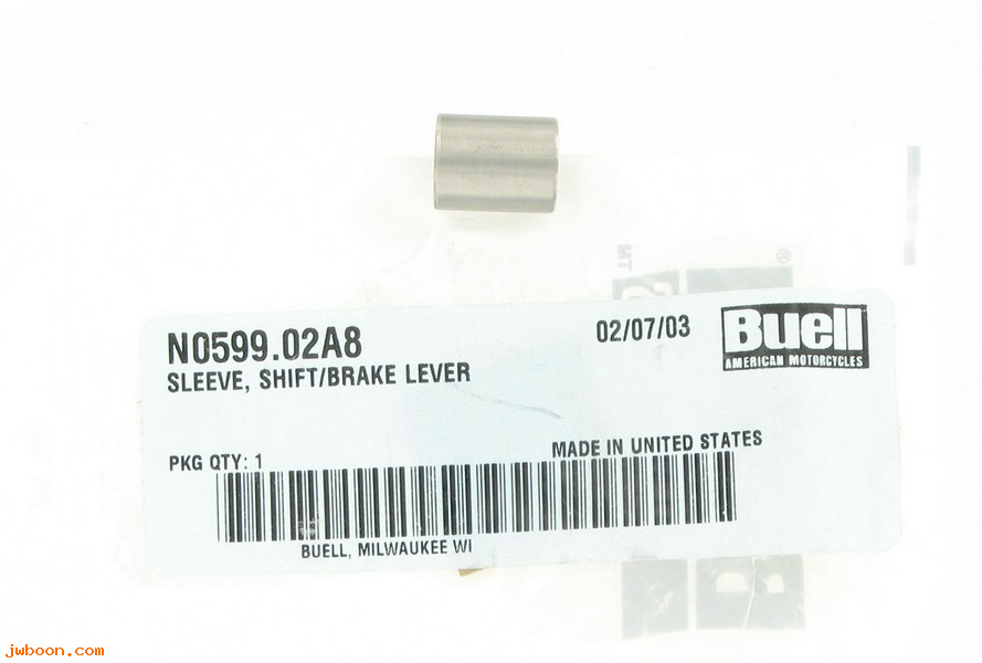   N0599.02A8 (N0599.02A8): Sleeve, shift/brake lever - NOS - Buell XB '03-'05