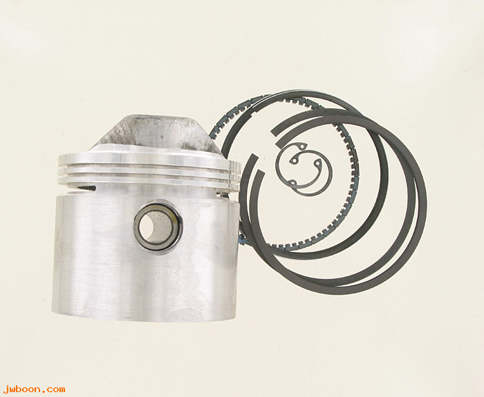 P -17551-060 (22258-73A): TRW forged piston,w.rings - XL1000cc,Ironhead Sportster, in stock