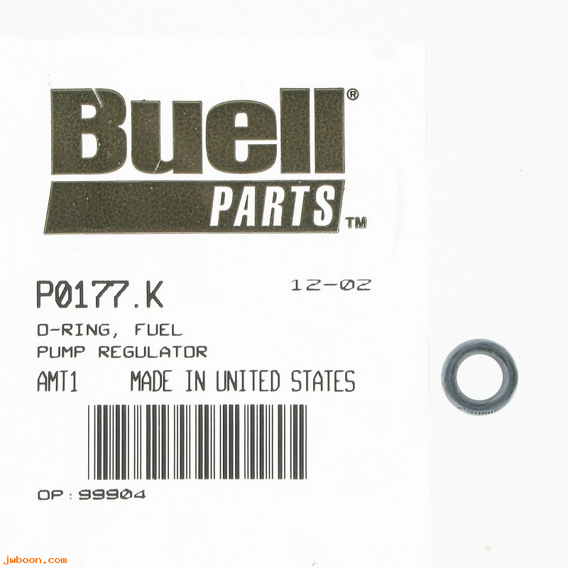   P0177.K (P0177.K): O-ring, fuel pump regulator - small - NOS - Buell S3,X1 00-02. XB