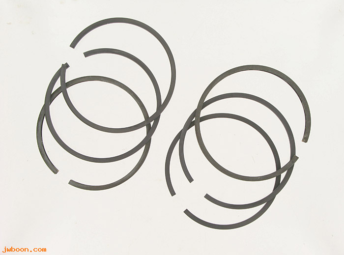 P R11224R-090 (22333-48++ /262-48KA): Piston ring set - 3/32" comp, 3/16" one piece oil rings, UL, EL