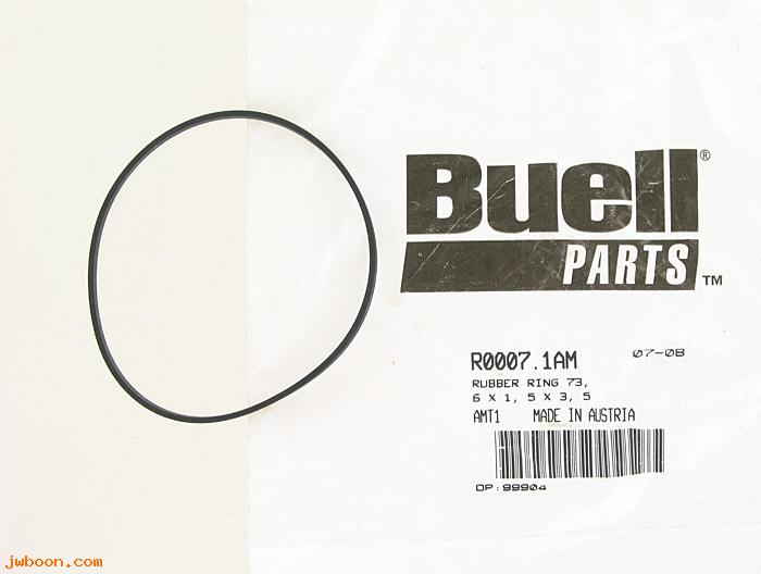   R0007.1AM (R0007.1AM): Rubber ring 73,6 x 1, 5 x 3,5 - NOS - Buell 1125R