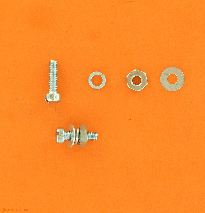 R       033KZ (    1214): Screw kit, 10-24 x 5/8" fillister head, with nut & lockwasher