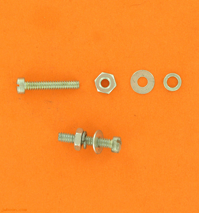 R       033XLK (     991): Screw kit, 10-24 x 1" slotted fillister head, with nut&lockwasher