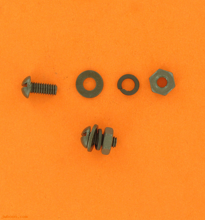 R       043KP (    2721): Screw kit, 12-24 x 1/2" round head, with nut & lockwasher