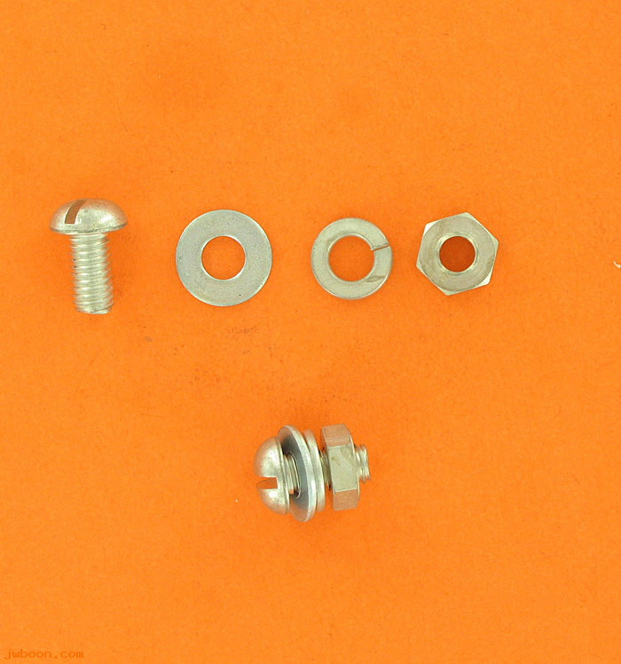 R       051K (    2762 / BO132B): Screw kit, 1/4"-24 x 1/2" round head, with nut & lockwasher