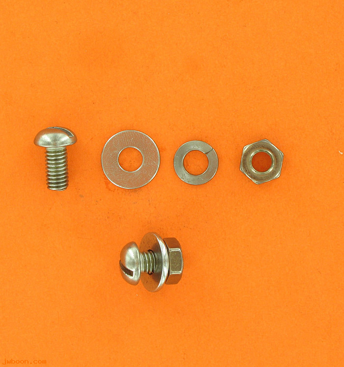 R       051KC (    2762 / BO132B): Screw kit, 1/4"-24 x 1/2" round head, with nut & lockwasher