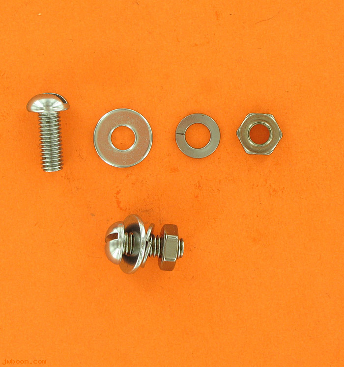 R       052KC (    2768 / BO138B): Screw kit, 1/4"-24 x 5/8" round head, with nut & lockwasher