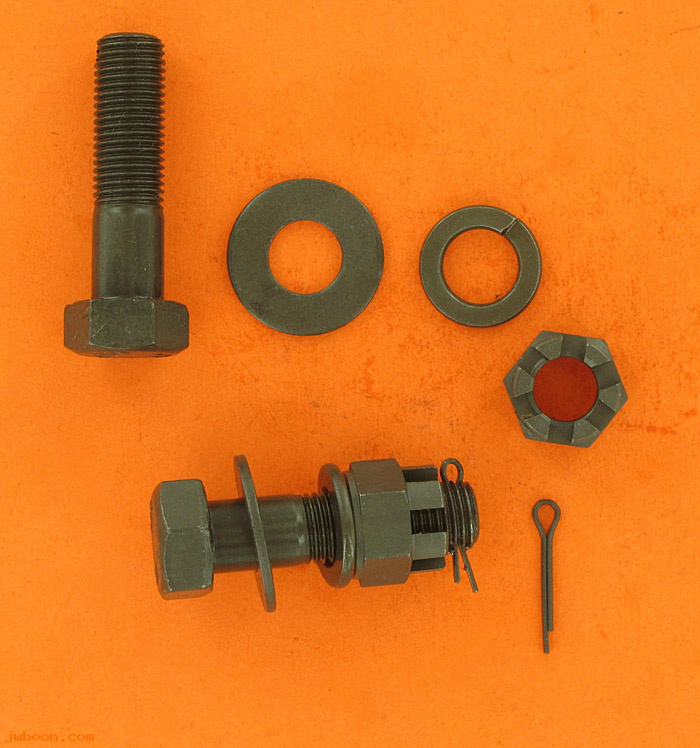 R       075KP (    4362): Bolt kit,3/8"-24x1 3/8" hex head, w.nut/lockwasher,drilled,1035CP