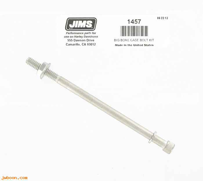 R 1457 (): Top center case bolt - JIMS Machining - Twin Cam, in stock