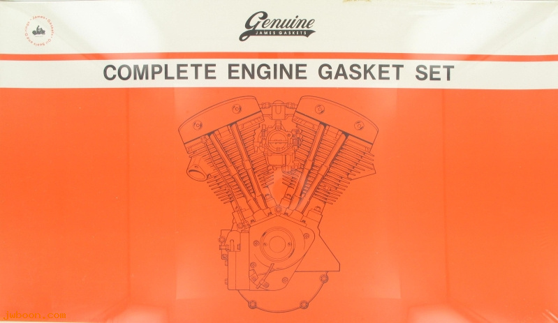 R  17029-70-A (17029-66B): Complete engine gasket set - Shovelhead '66-'84 - silicone beaded