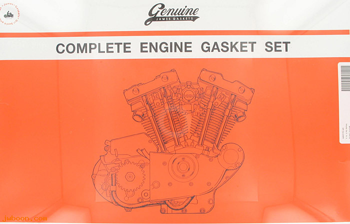 R  17047-07-X (17027-04B / 17027-08): Gasket kit - engine - Sportster '07-up - James Gaskets