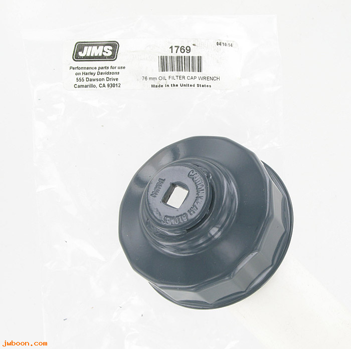R 1769 (HD-44067-A): Oil filter wrench, 76mm - JIMS Machining parts & tools, in stock