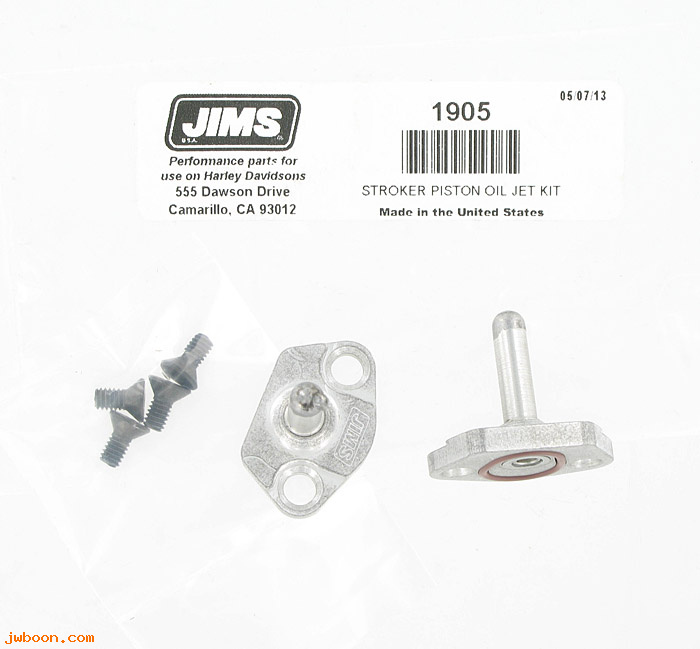 R 1905 (22307-99+): Stroker piston oil jet kit - JIMS USA Performance parts, in stock