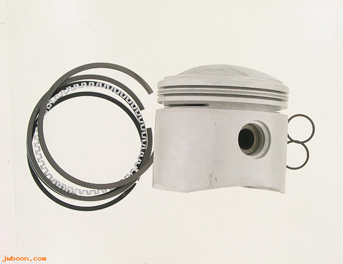 R  22101-74A (22101-74A): Piston, pin & rings - low compression, 3-7/16" bore - FL '41-'80