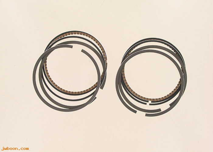 R  22271-86C (22271-86): Ring set for two pistons, chrome top rings - Sportster 883 86-03
