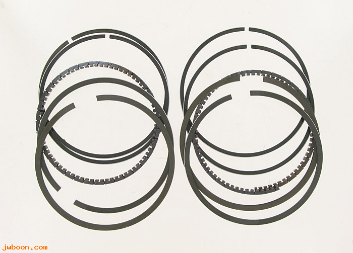 R  22325-55B (22325-55B): Piston ring set,1/16" comp,3/16" 3-piece oil,chr top - VL,ULH,FLH