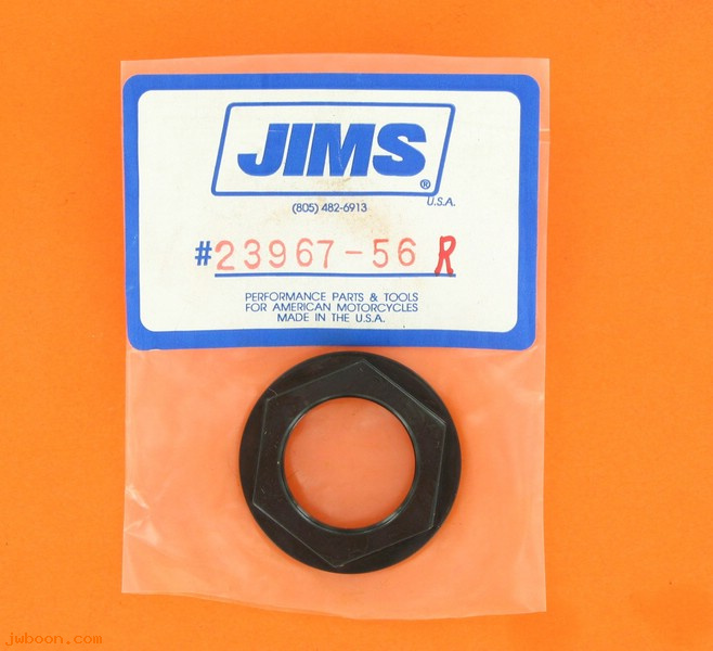 R  23967-56R (23967-56R): Nut, crank pin, use with socket 1029-TS  -  JIMS - KR,XLR '55-'70