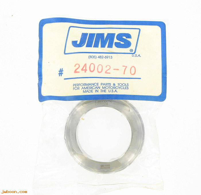 R  24002-70ji (24002-70): Spacer, sprocket shaft - JIMS - Big Twins '70-'99,Shovelhead, Evo