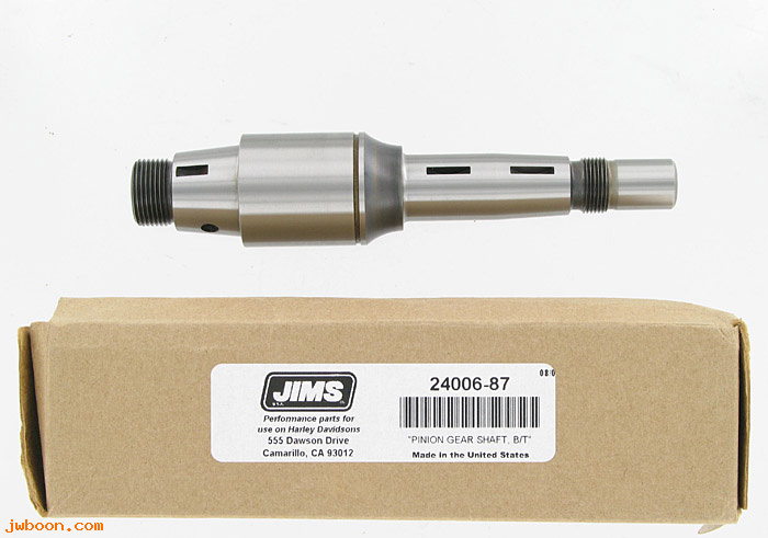 R  24006-87 (24006-87): Gear shaft - JIMS - Big Twins Evo 1340cc '87-'88, in stock