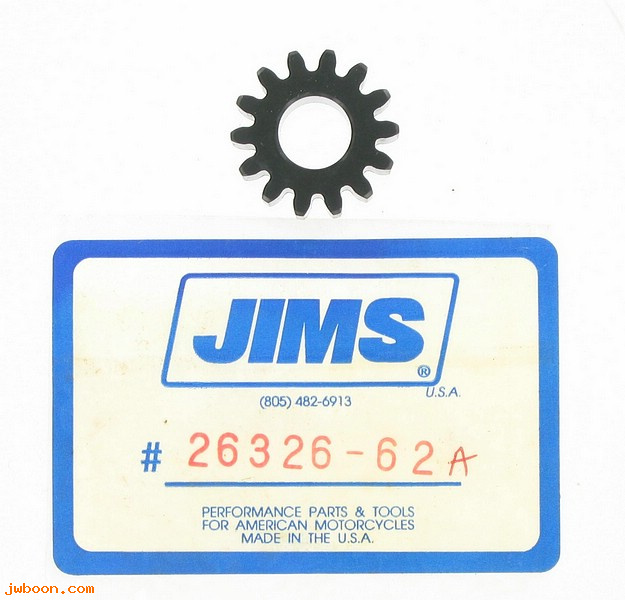 R  26326-62A (26326-62A): Feed idler gear, oil pump  -  JIMS USA - Big Twins L'62-'99
