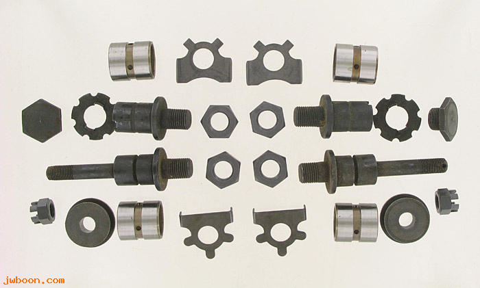 R   2638-36BP (45671-36): Cpt. set of fork rocker studs and bushings - parkerized -Big Twin