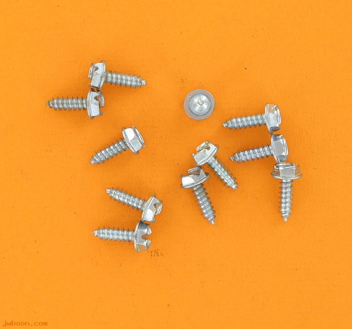 R      3473 (    3473): Screw, no.10 x 1/2" slotted hex washer hd,self tapping - NOS