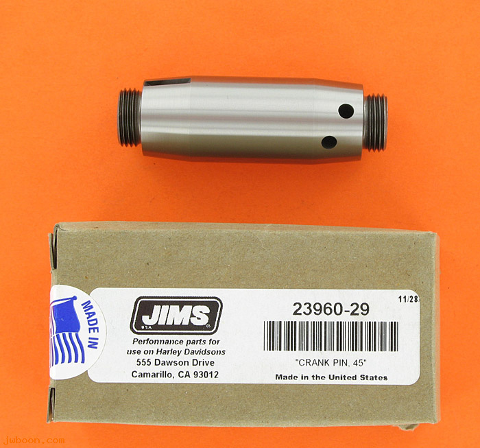 R    348-29 (23960-29 / 348-29): Crank pin, 2-hole - 750cc '29-'73 - JIMS USA - Liberator parts