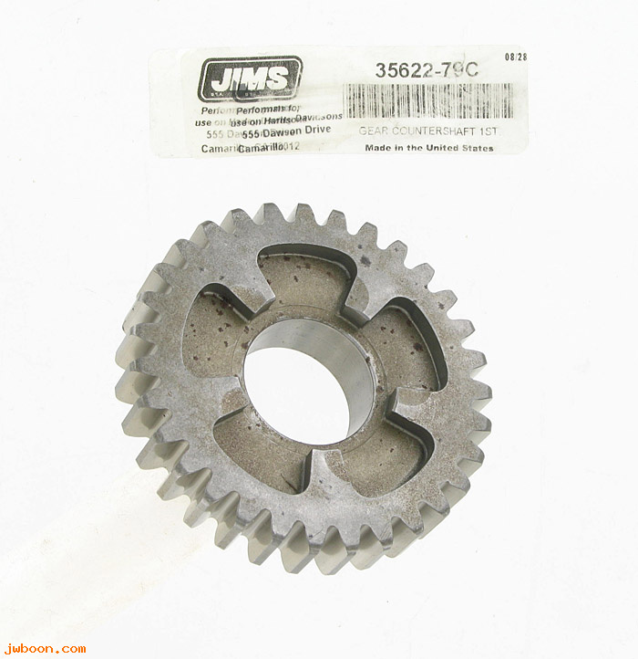 R  35622-79C (35622-79C): First gear - countershaft - JIMS - FLT, FXR, FXD, Softail '80-'06