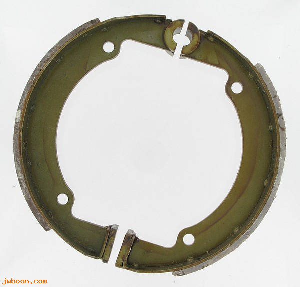 R   4038-38A (41805-38): Set of rear brake shoes & linings - Big Twins late'38-'57