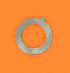 R    414-39A.5pack (24692-39): Washers, right bearing - Flathead 45 750cc '39-'73