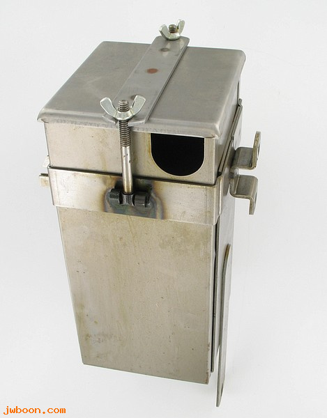 R   4405-40 (66203-40): Battery box, with cover & nuts - Flathead 45 Servi-car '40-'63