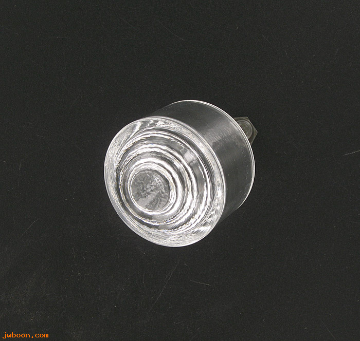 R   5065-25 (68092-25 / NK993): Taillight lens, clear, type 1 - fits '34-'38 style red lens