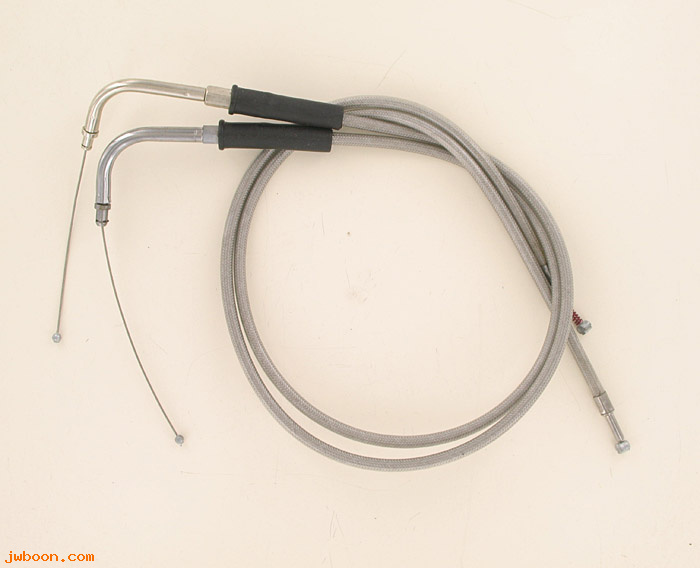 R  56344-00 (56344-00): Stainless steel throttle/idle cables - FXD, FLSTC, FLSTF