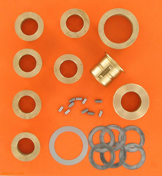 R    659-37 (25576-37): Cam gear bushing kit, with shims & pins - UL '37-'48