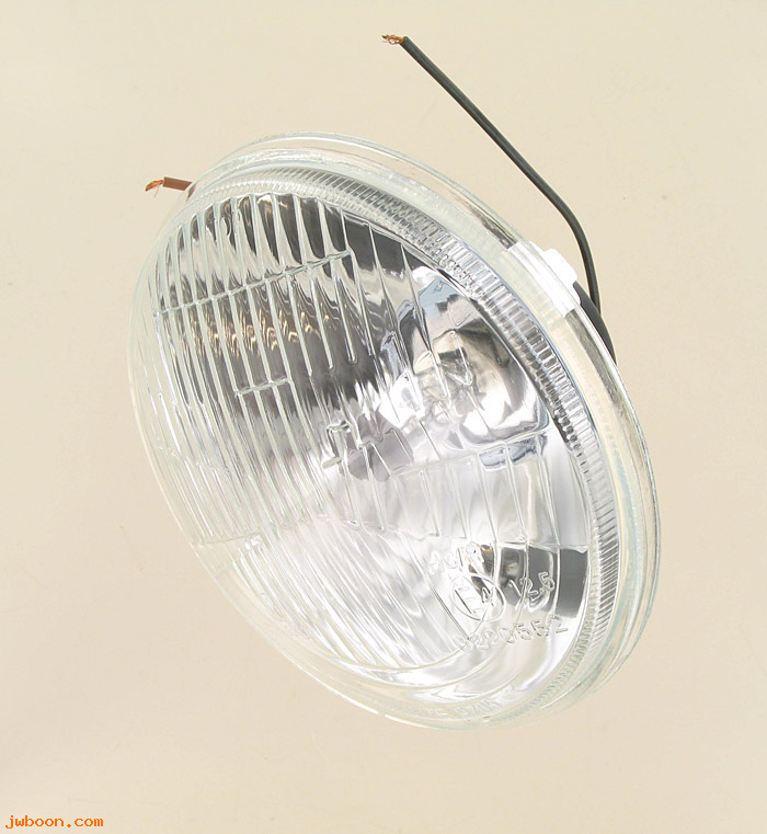 R  67763-92A (67763-92A): Headlamp lens w.bulb/boot & position lamp "E4" 5-3/4" XL,FXST,FXD