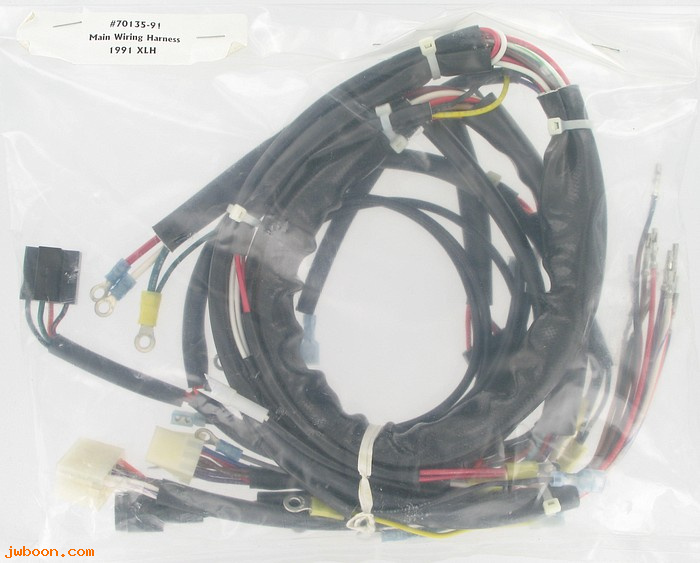 R  70135-91 (70135-91): Main wiring harness - Sportster, XLH 883 / 1200  1991