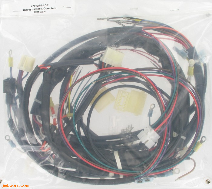 R  70135-91CP (70135-91): Complete wiring harness - Sportster, XLH 883 / 1200  1991