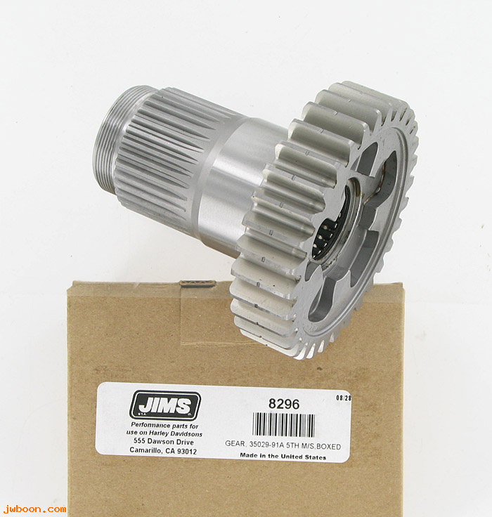 R 8296 (35029-91A): Fifth gear - mainshaft - JIMS - Tour Glide, FLT '90-'94, in stock