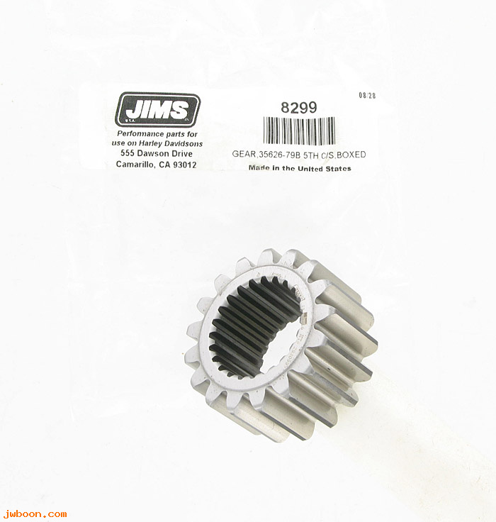 R 8299 (35626-79B): Fifth gear - countershaft - JIMS - FLT,FXR,FXD,Softail '80-'95
