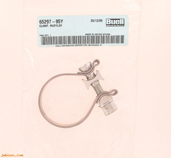   S0127.8 (65297-95Y): Clamp, muffler - NOS - Buell