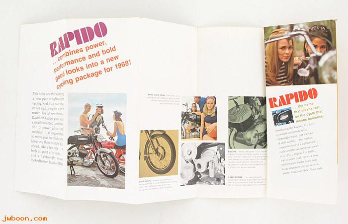  SB1968R (): Specifications brochure 1968 Rapido - NOS