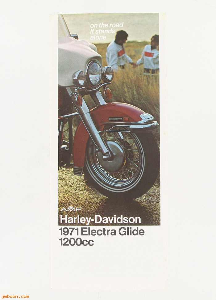  SB1971E (): Specifications brochure 1971 Electra Glide - NOS