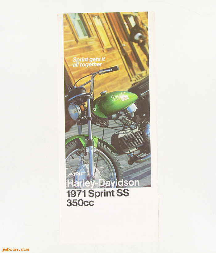  SB1971S (): Specifications brochure 1971 Sprint - NOS