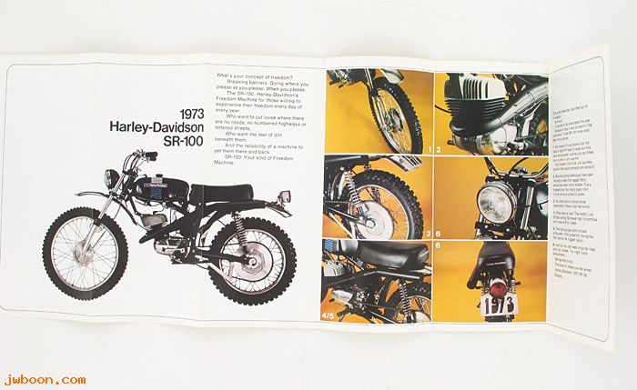  SB1973SR (): Specifications brochure 1973 SR-100 - NOS