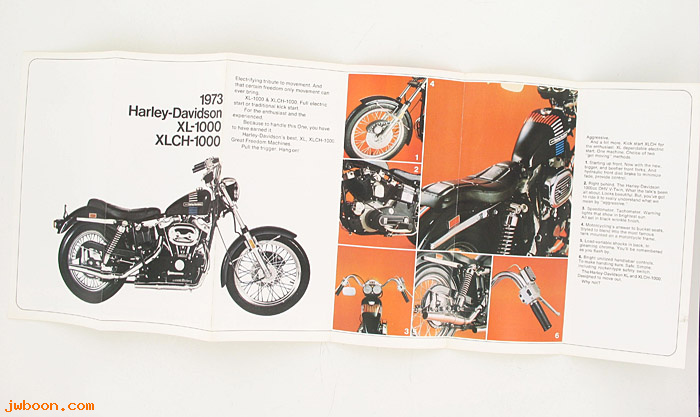  SB1973XL (): Specifications brochure 1973 XL-1000, XLCH-1000 - NOS
