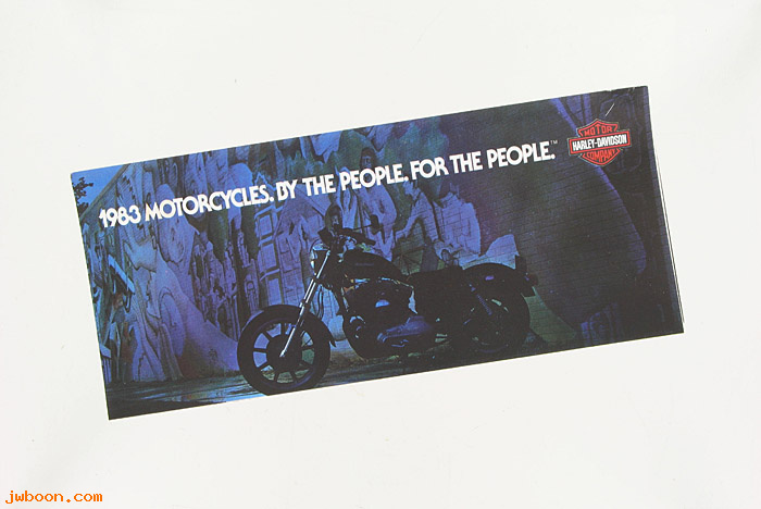  SB1983 (): Specifications brochure 1983 V-Twin motorcycles - NOS