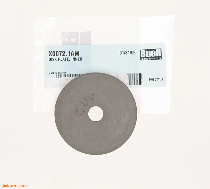   X0072.1AM (X0072.1AM): Disc plate, inner - NOS - Buell 1125R